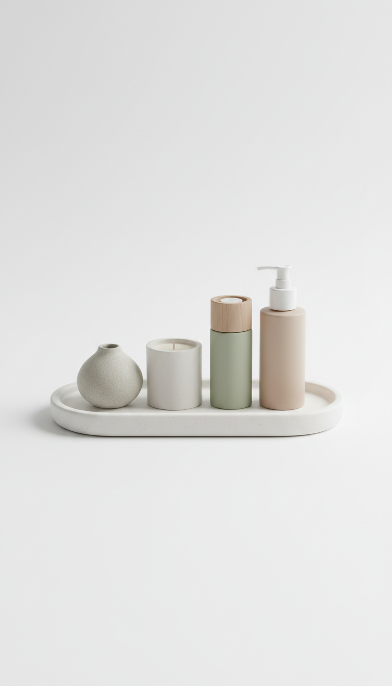 Cloud White ceramic tray