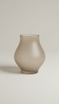 Soft Taupe glass vessel